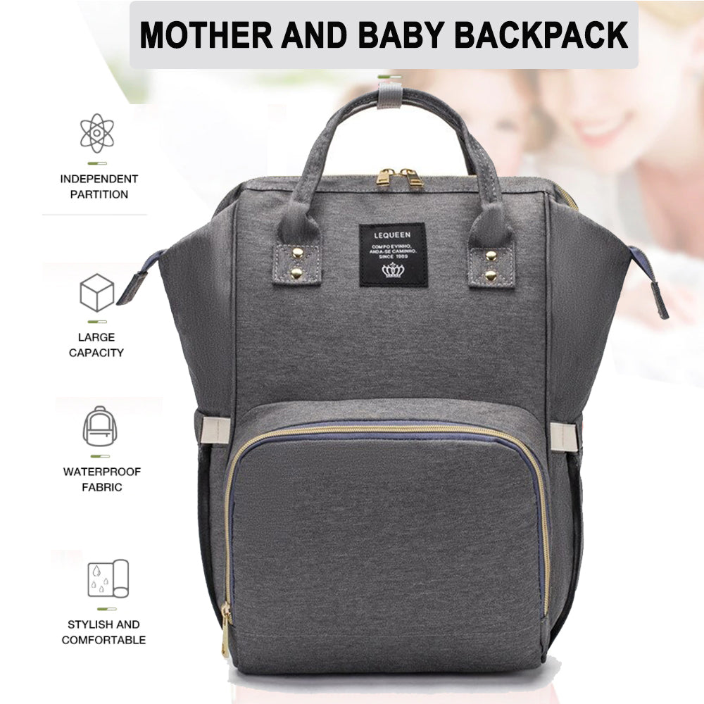 Large Capacity Maternity Travel Backpack with USB Charging Port_9