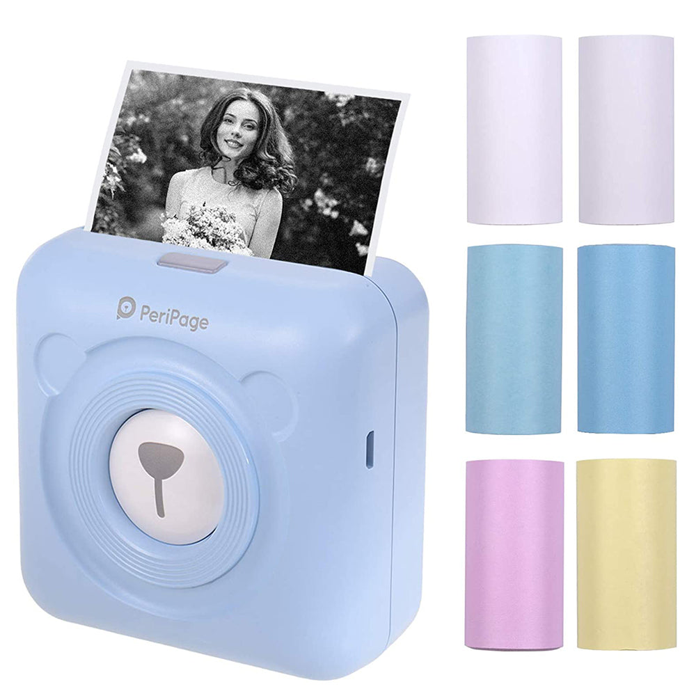 Mini Pocket Thermal Paper Photo Printer with Paper- USB Charging_3