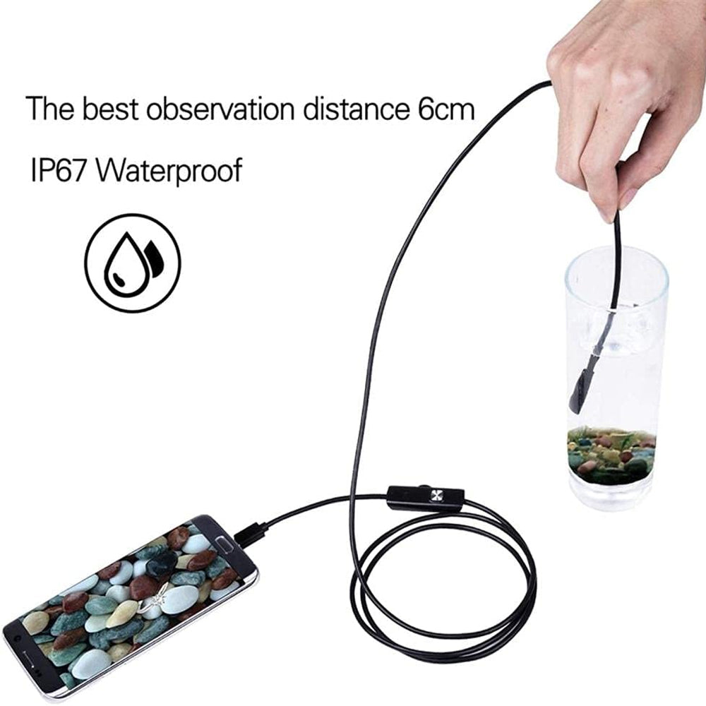 Mobile Phone Endoscope IP67 Autofocus Lens Inspection Camera_5