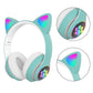 Flashing Light BT Wireless Cat Ear Headset with Mic- USB Charging_7