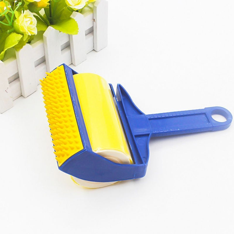 Reusable Sticky Washable Pet Lint Dust Roller Brush_11