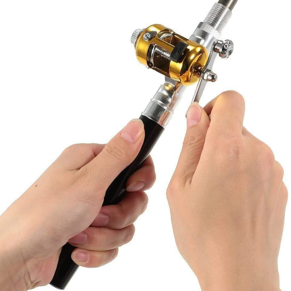 Mini Portable Pocket Pen Telescopic Fishing Rod Kit_11