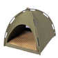 Waterproof Semi-Enclosed Warm and Comfortable Pet Home Cat Tent_2