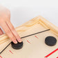 Natural Wood 2 Player Sling Puck Game Interactive Chess Toy Board_10