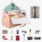2 in 1 Hanging Suitcase Convertible Carry on Leather Garment Bag for Travel_3