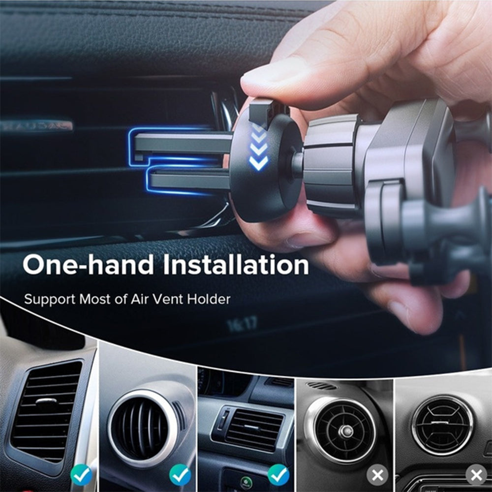 Non-Magnetic Gravity Mobile Phone Holder in Car Air Vent for 6.5 inches phones_10