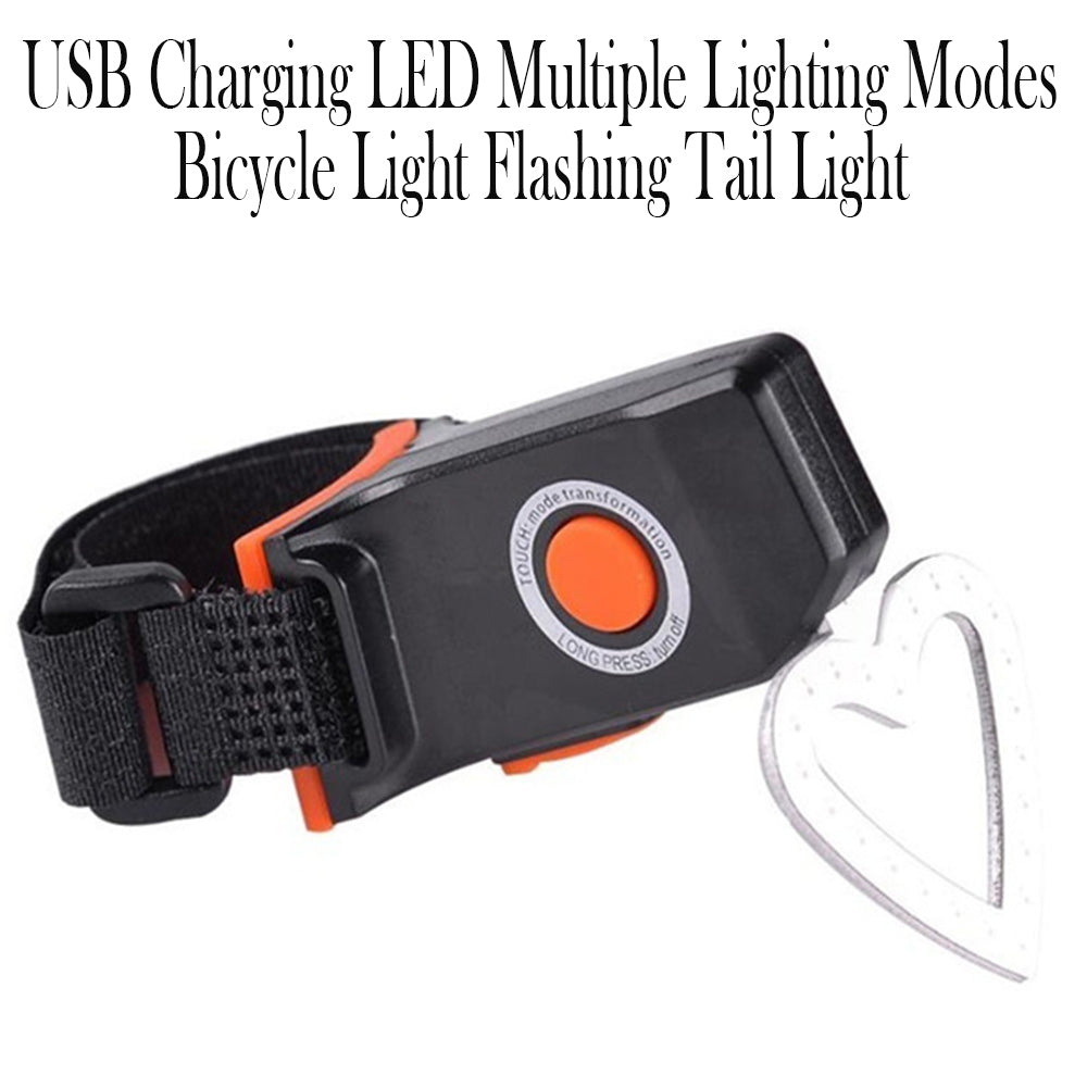 USB Charging LED Multiple Lighting Modes Bicycle Light Flashing Tail Light Rear Warning Bicycle Lights_5