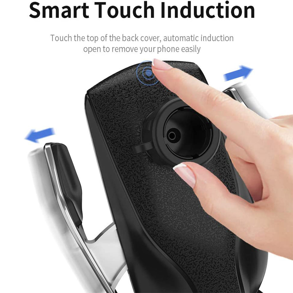 Infrared Sensor Wireless Car Charger for QI Devices and Car Phone Holder Air Vent Clip Type_12