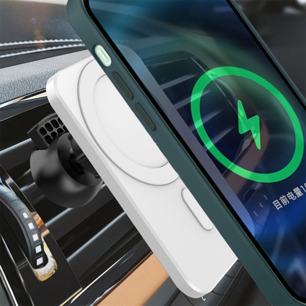 15W Fast Charging Magnetic Wireless Car Charger Stand Holder for QI Phones_2