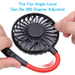 2-in-1 Hanging and Desktop Standing Adjustable USB Rechargeable Portable Neck Fan_11