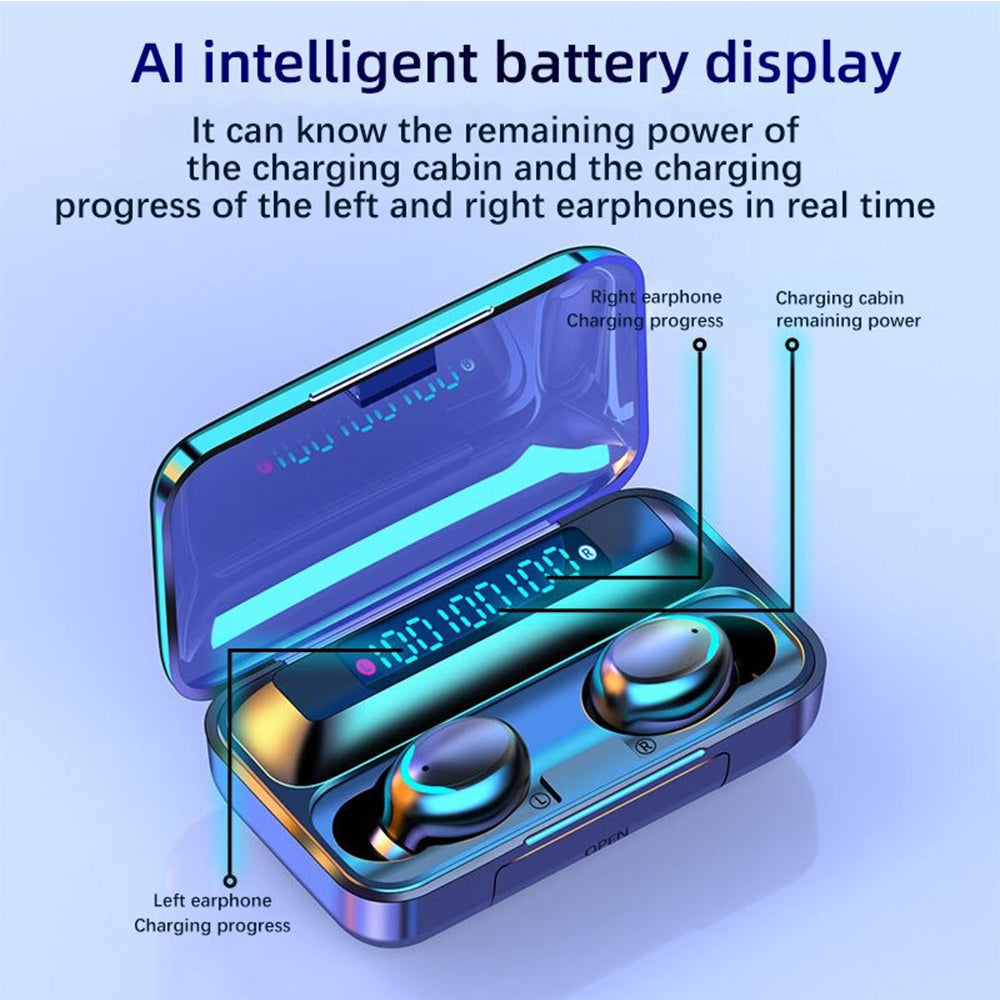 Wireless Bluetooth Earphones with Charging Box- USB Charging_6