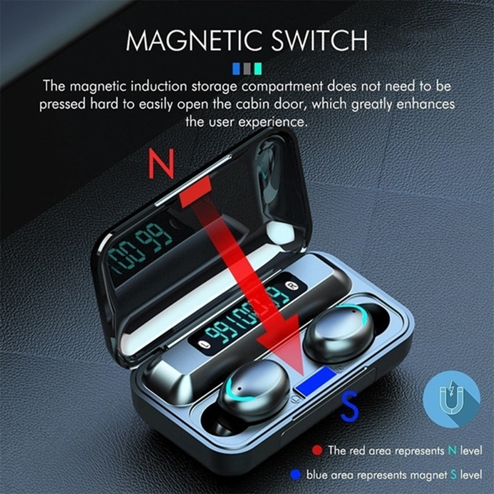Wireless Bluetooth Earphones with Charging Box- USB Charging_12