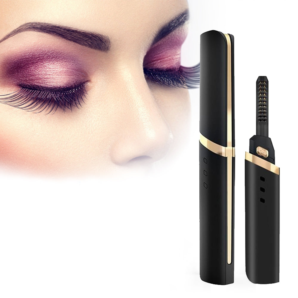 360 ° Rotary Head USB Rechargeable Quick Heating Long Lasting Eyelash Curling Device_5
