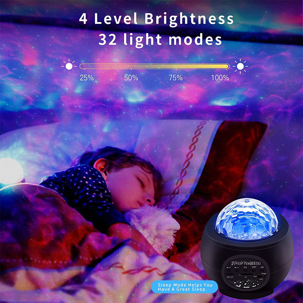 Colorful LED Star Night and BT Musical Nebula Lamp- USB Powered_8