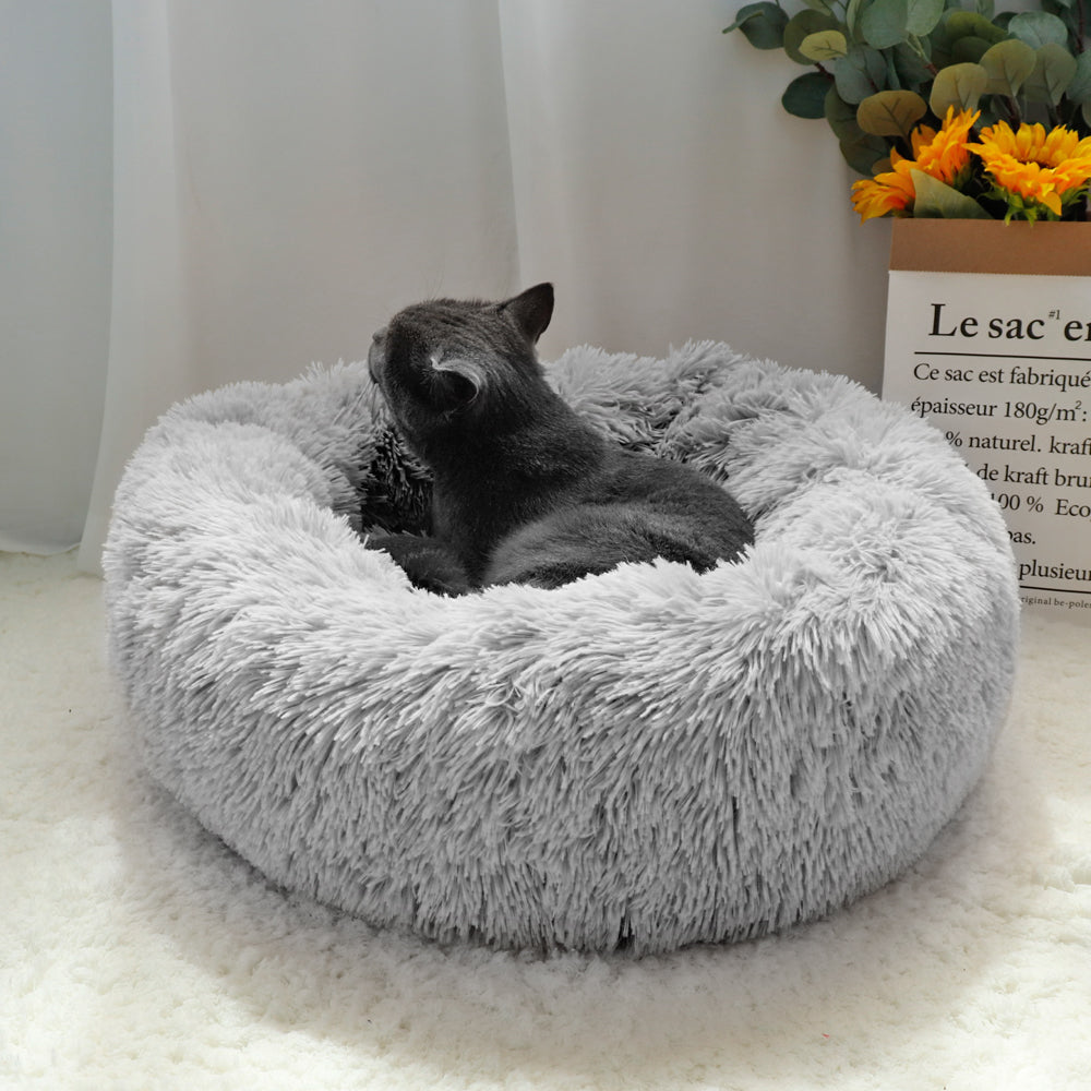 EXTRA Larger Sized Long Plush Super Soft Pet Bed_2