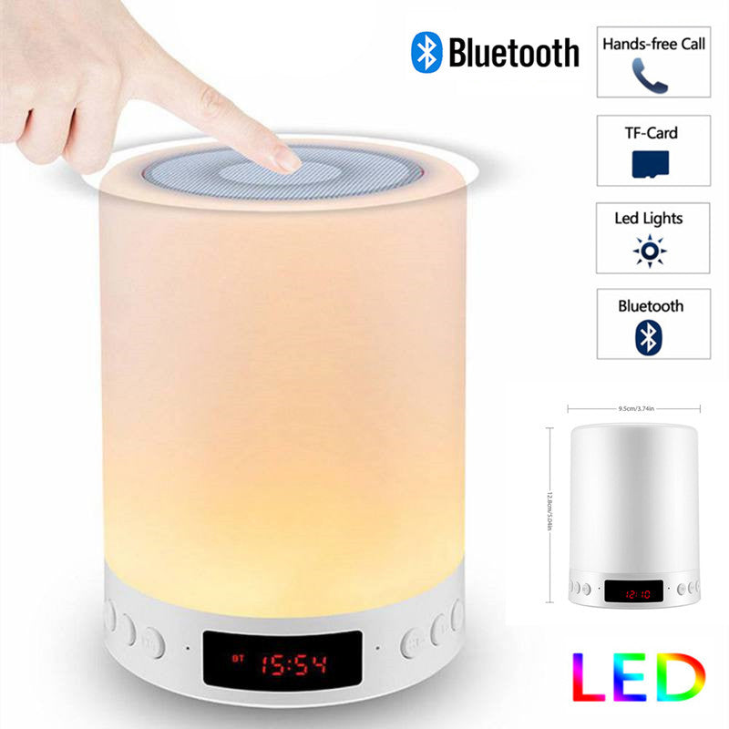 USB Rechargeable Touch Control LED Light and BT Speaker_4