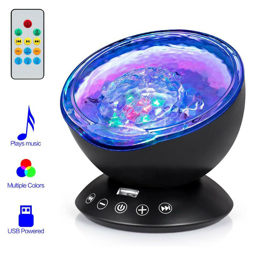 Upgraded Remote Controlled Ocean Light Projector- USB Powered_5