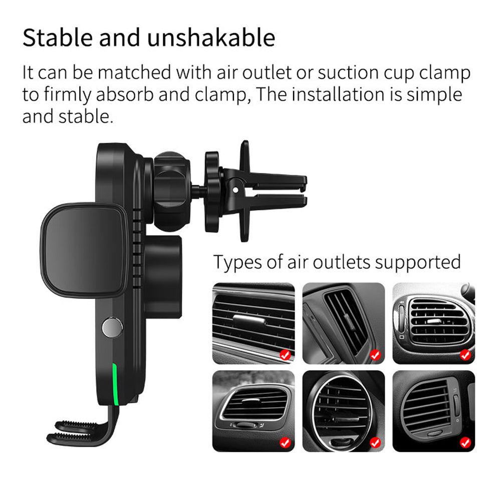 15 W Fast Wireless Car Mobile Holder and QI Charger- USB Cable_14