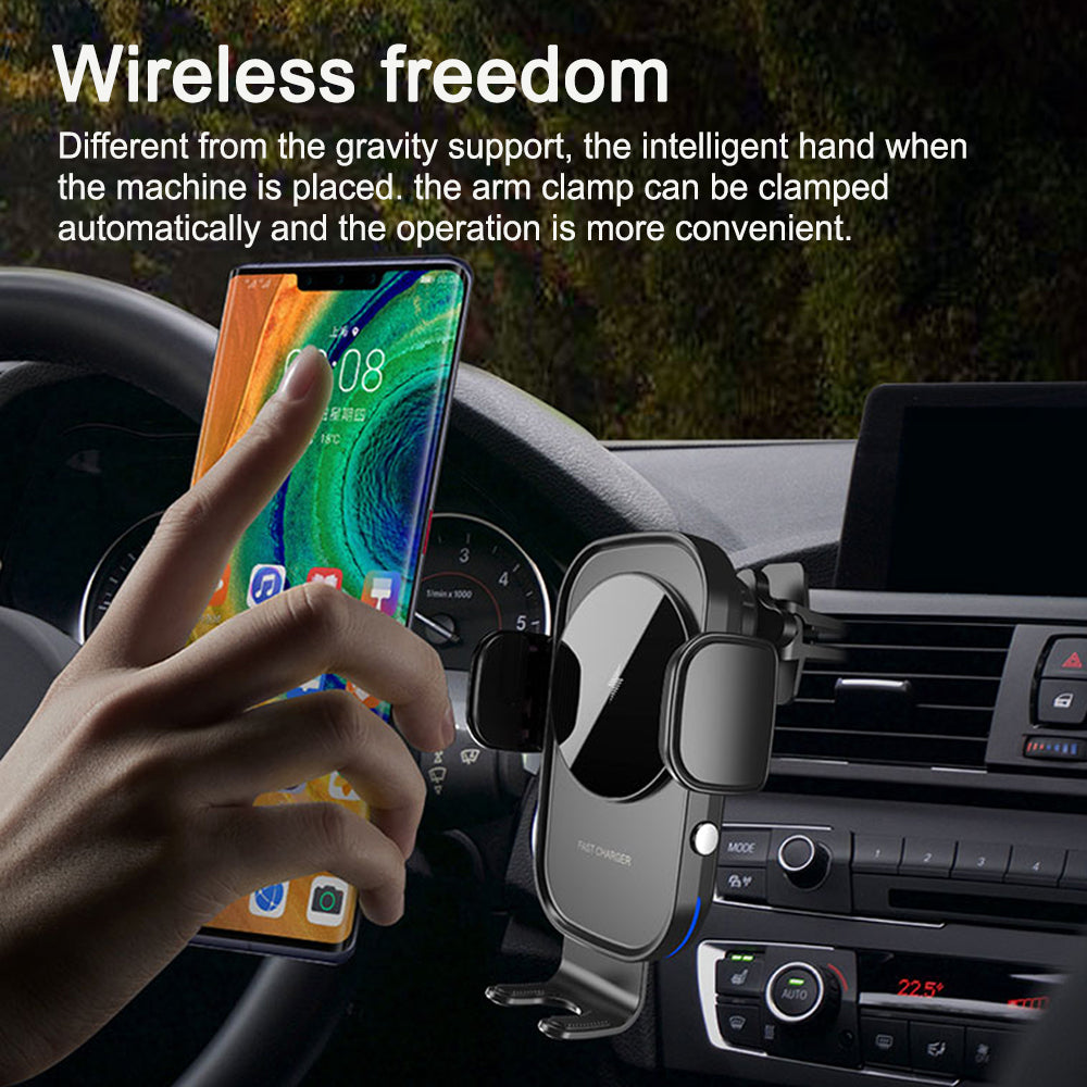 15 W Fast Wireless Car Mobile Holder and QI Charger- USB Cable_8