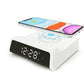 Digital Alarm Clock with Wireless Charger for QI Devices- USB Powered_3