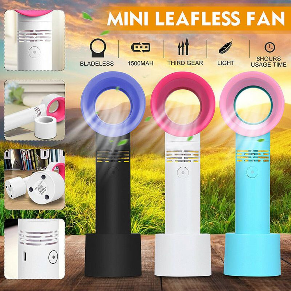 3 Speed Portable Bladeless Handheld USB Rechargeable Fan_6