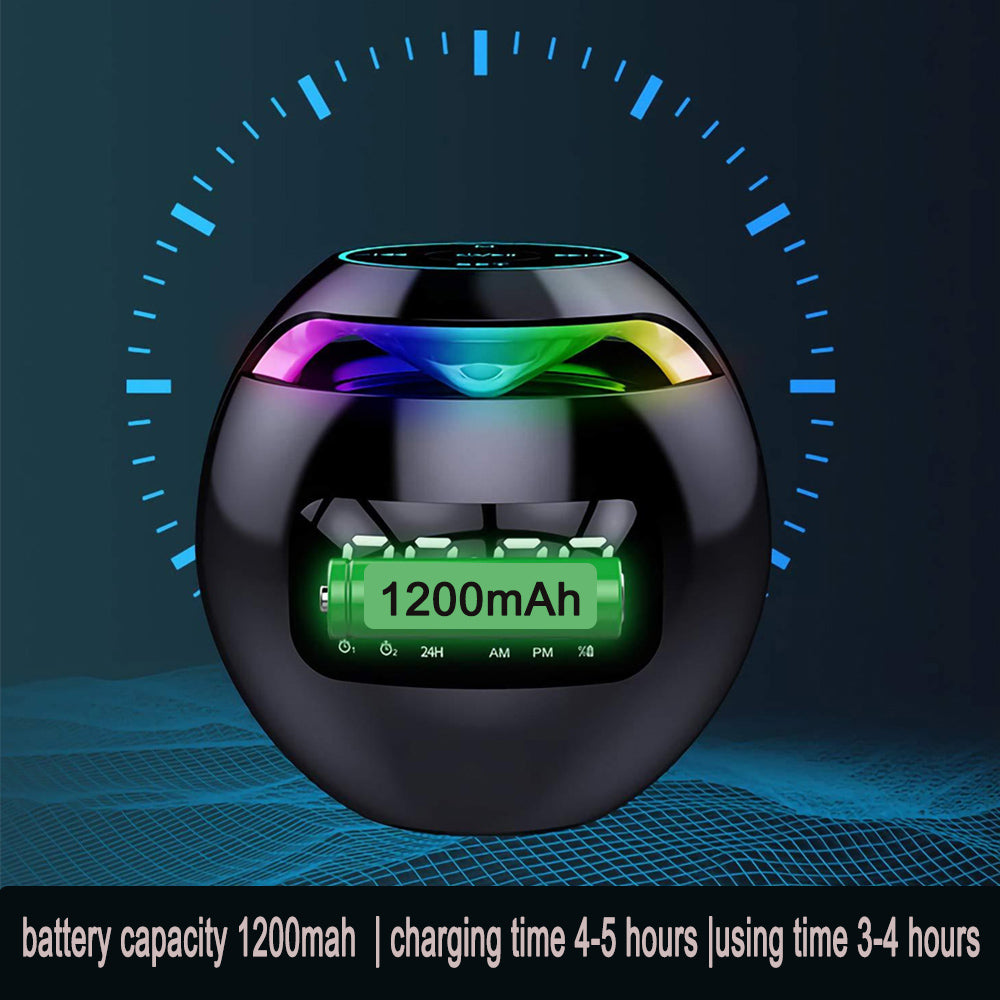 Wireless USB Rechargeable Spherical Speaker and Digital Clock_19