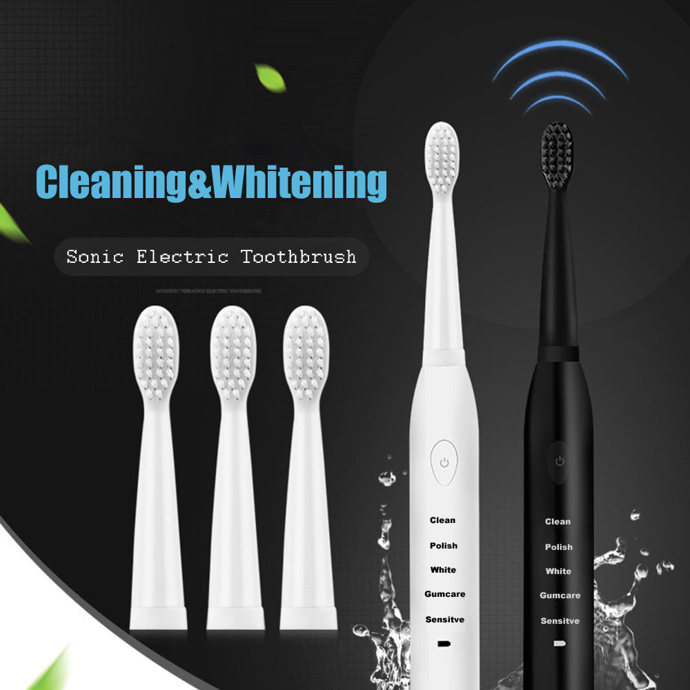 Ultrasonic Rechargeable Electronic Washable Toothbrush- USB Charging_7