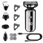 5-in-1 USB Rechargeable Digital Display Wet and Dry Electric Hair Shaver_5