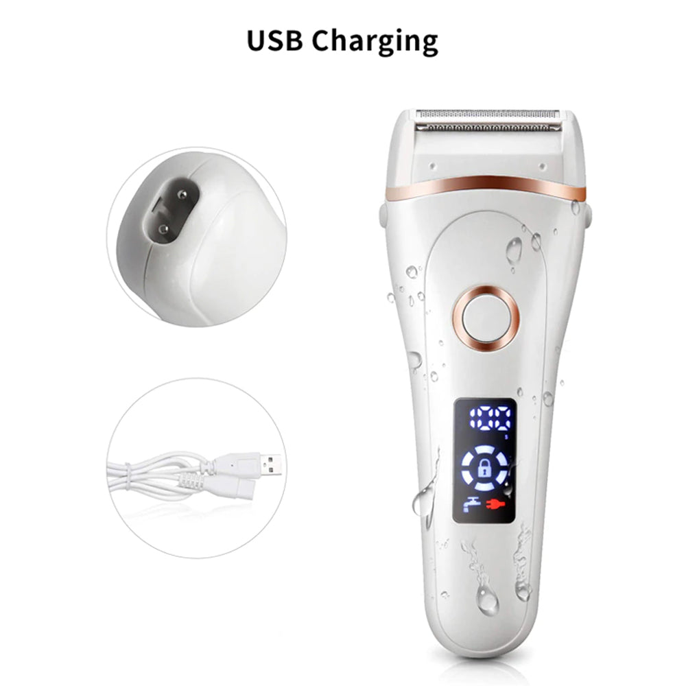 USB Charging Electric Waterproof Hair Trimmer Shaver with LCD Display_12