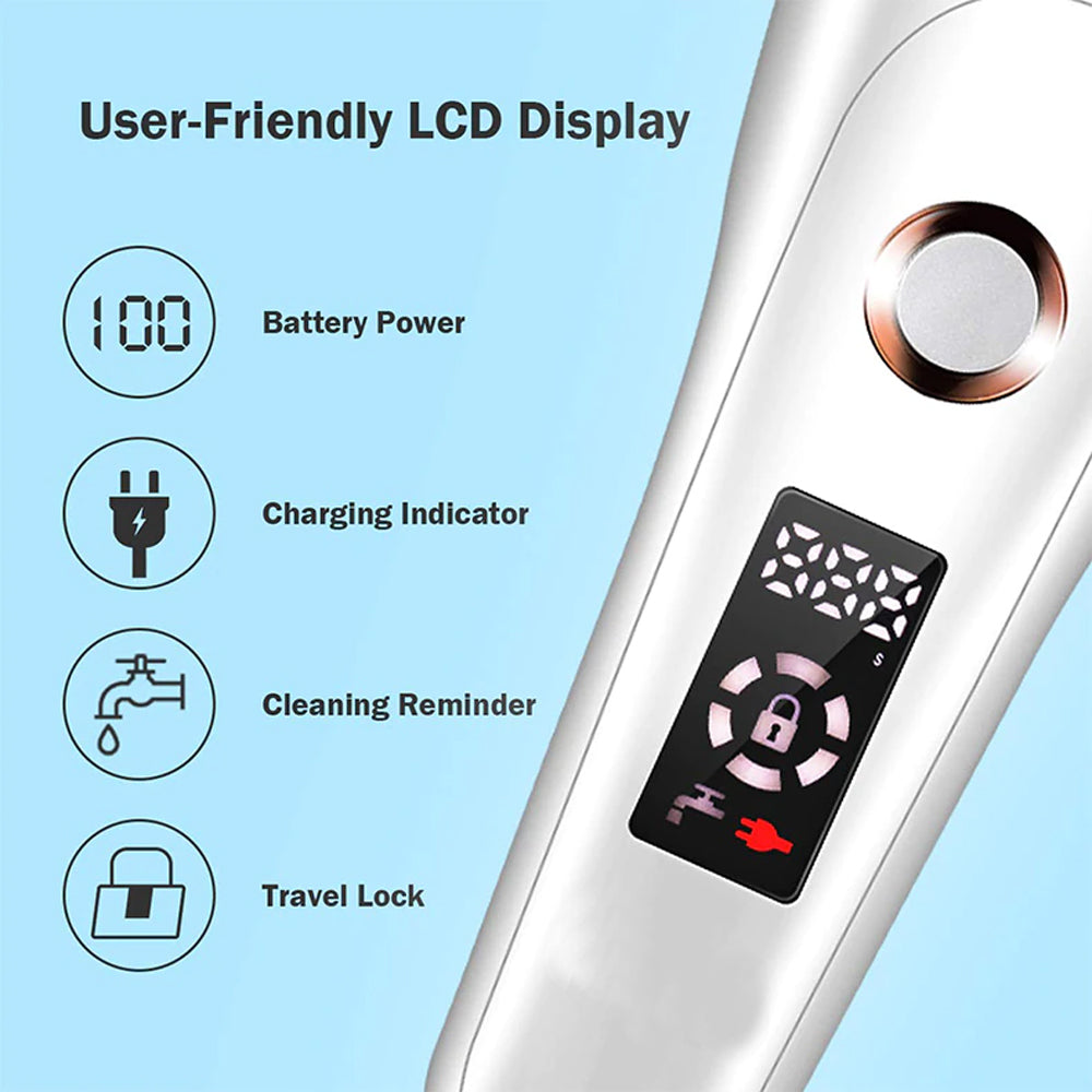 USB Charging Electric Waterproof Hair Trimmer Shaver with LCD Display_13