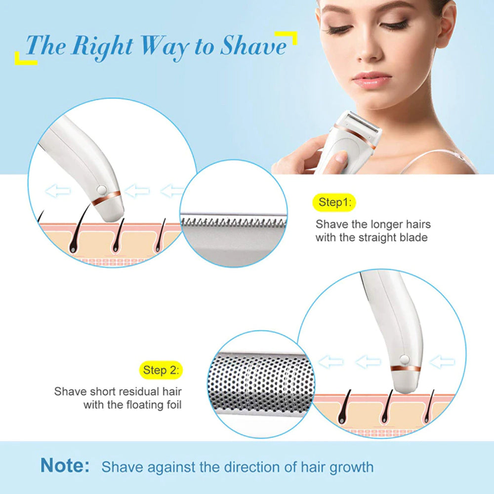 USB Charging Electric Waterproof Hair Trimmer Shaver with LCD Display_7