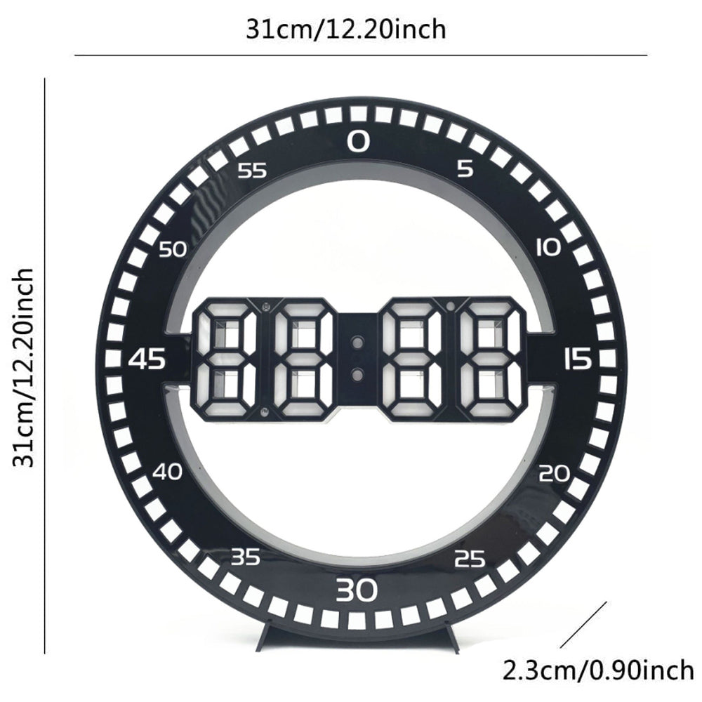 LED Digital Modern Design Dual-Use Dimming Clocks- USB Powered_6