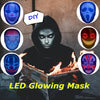 Load image into Gallery viewer, LED Face Transforming Luminous Face Mask for Parties- Battery Powered/USB Rechargeable_9