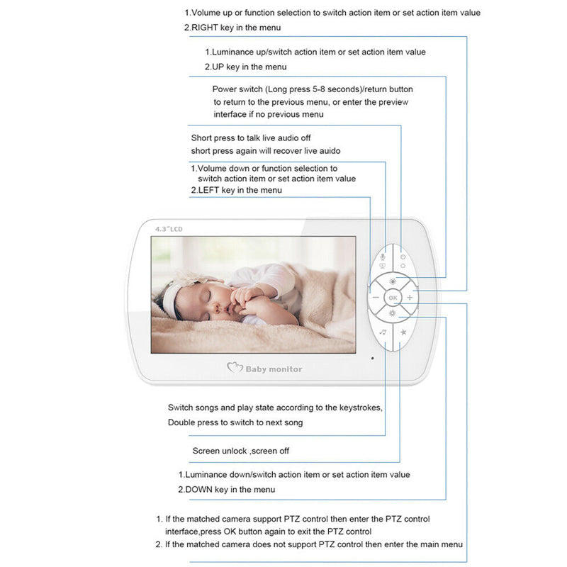 2 Way Talking Wireless Baby and Pet Surveillance Camera-AU, EU, UK, US Plug_11