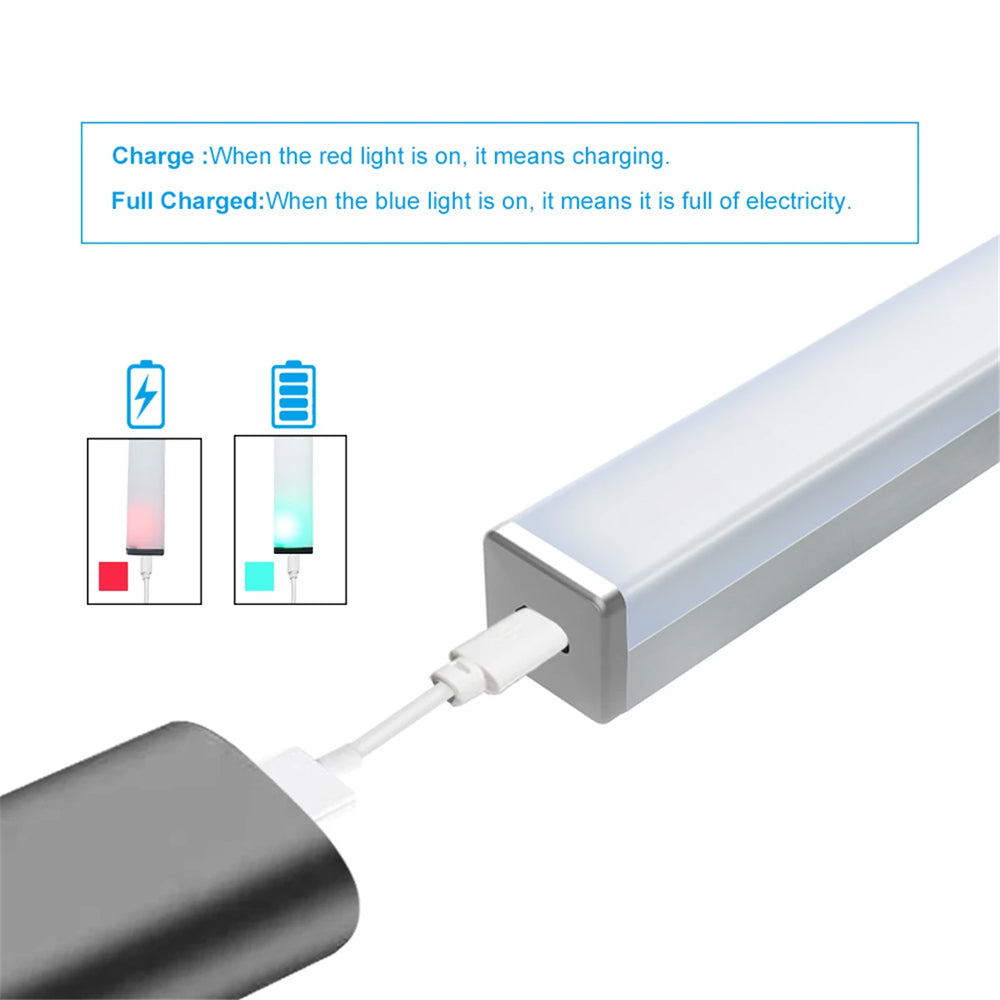36 LED USB Rechargeable Magnetic Wardrobe Motion Sensor Light_10