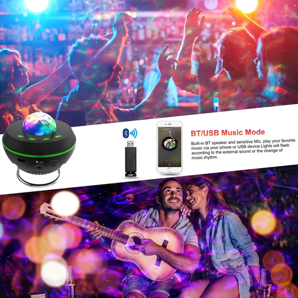 Galaxy Projector Bluetooth Speaker Remote and Voice Control- USB Powered_12
