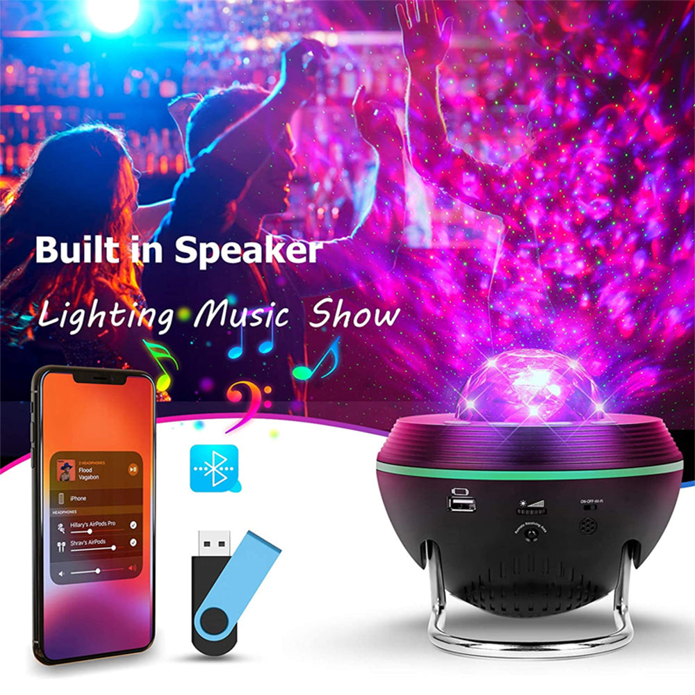 Galaxy Projector Bluetooth Speaker Remote and Voice Control- USB Powered_6