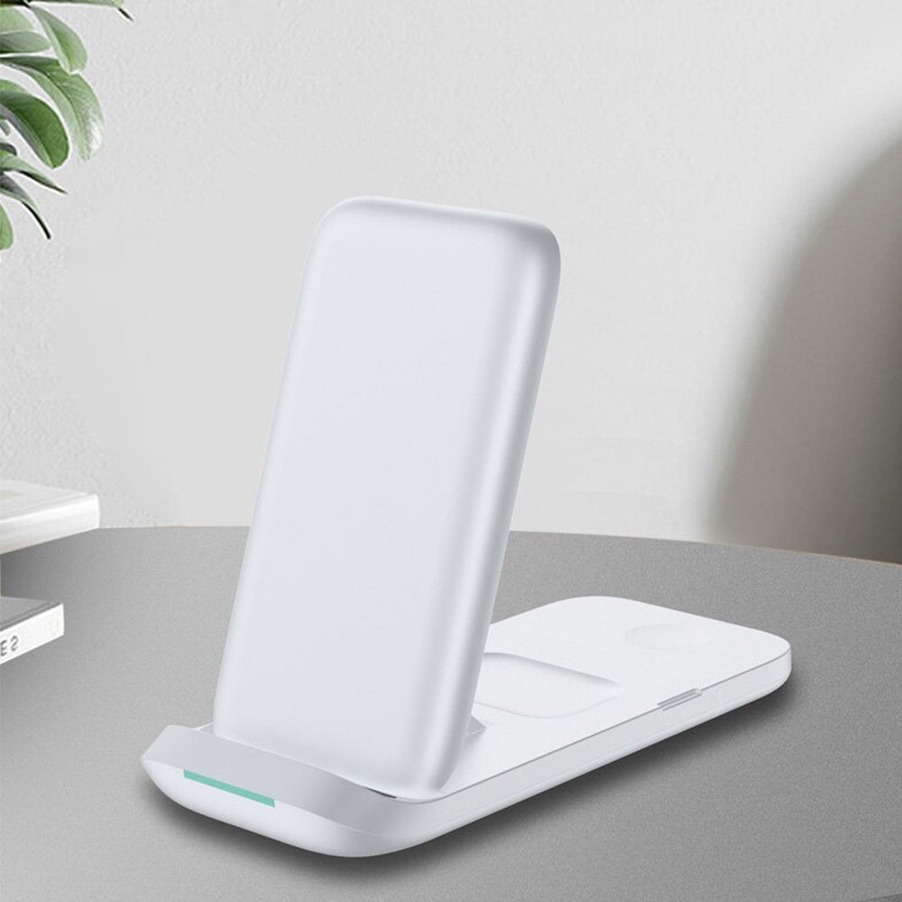 3-in-1 Fast Charging Wireless Charging Station for Qi Devices- USB Powered_3