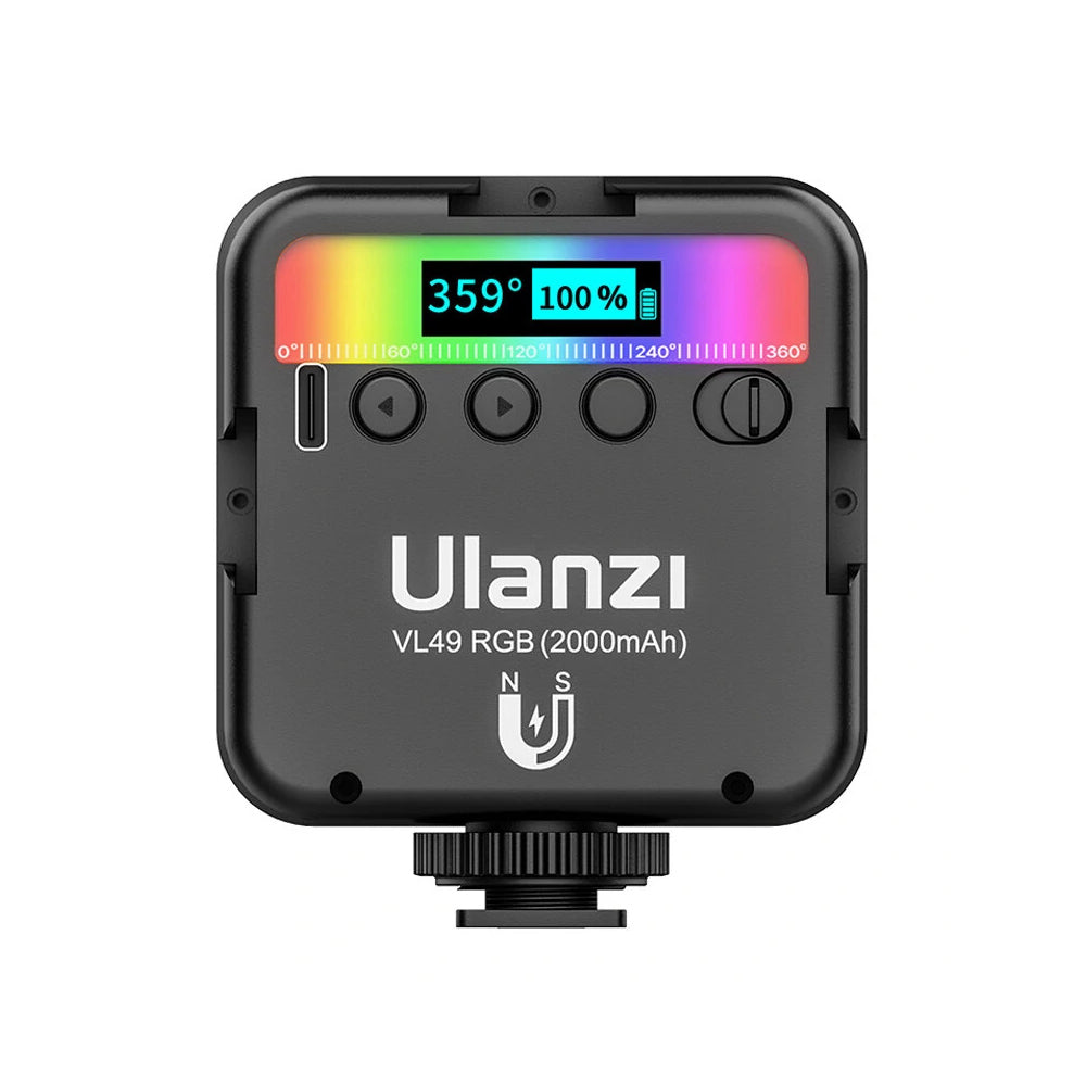 VL49 Portable RGB Video Lights Mini Camera Video Lights- USB Charging_1
