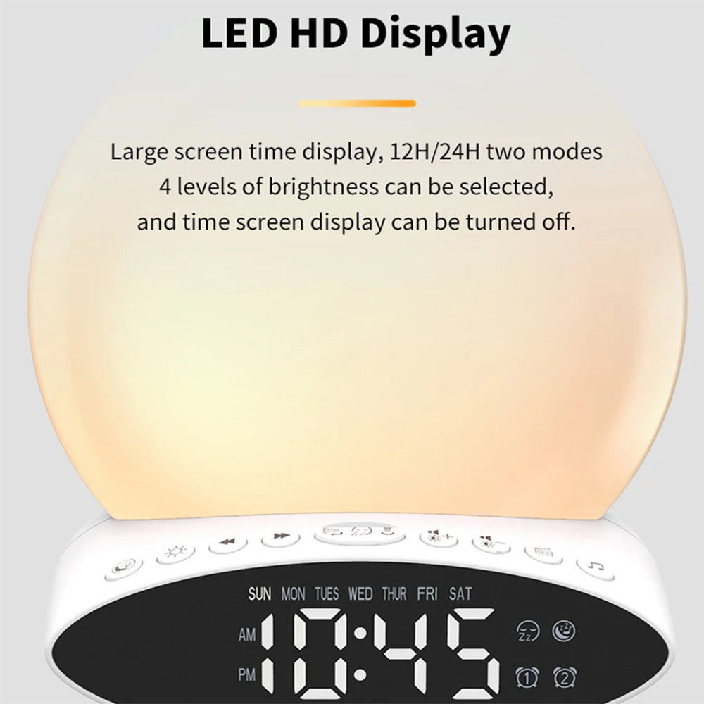 5-in-1 Multifunctional Digital Display Alarm Clock and LED Lamp (USB Power Supply)_10