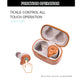 TWS Bluetooth Wooden Designed Earphones with USB Charging Case_8