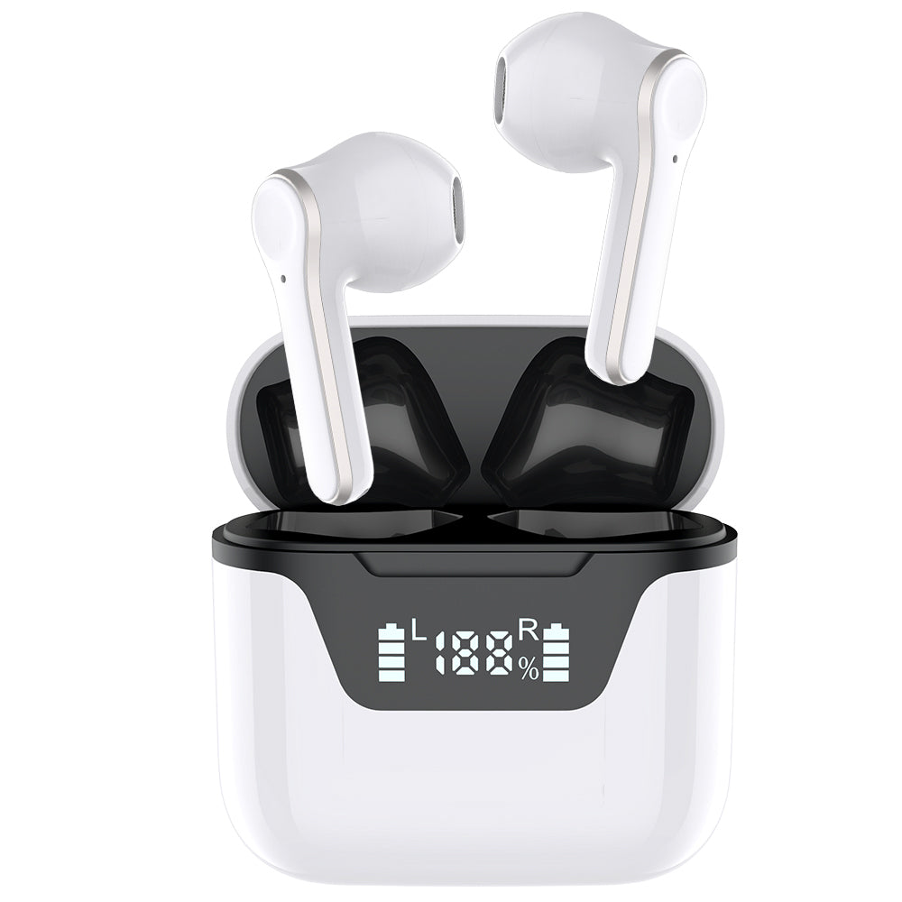 J101 TWS Touch Control Wireless BT Headphones with Mic- USB Charging_1