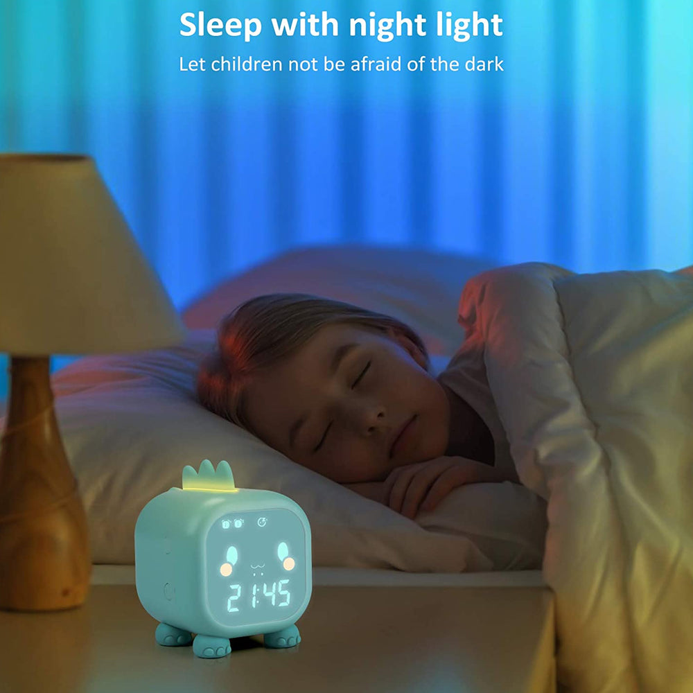 Sleep Training Digital Kid’s Dinosaur USB Rechargeable Alarm Clock_11