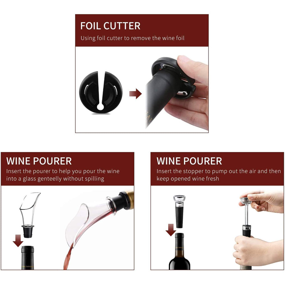 Battery Operated Electric Bottle and Wine Opener Automatic Corkscrew_13