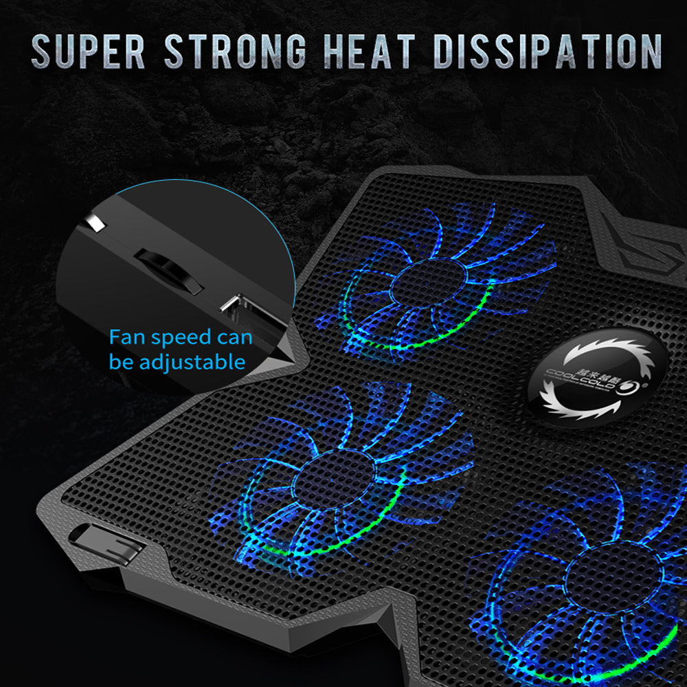 Laptop Cooling Pad Rapid Action Cooling Fan and Laptop Stand_12