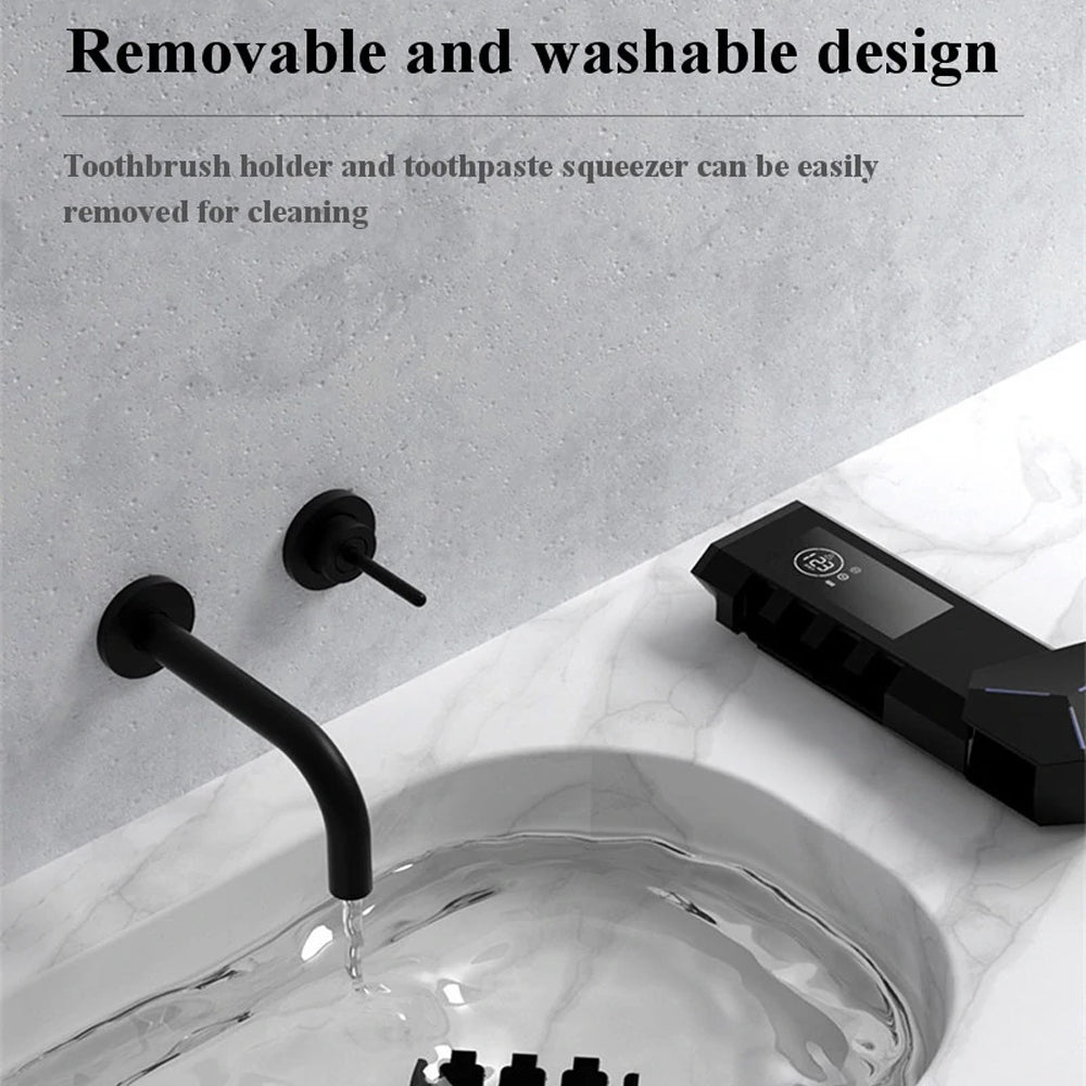 Light Charging Smart UV Toothbrush Sterilizer Bathroom Kit_7