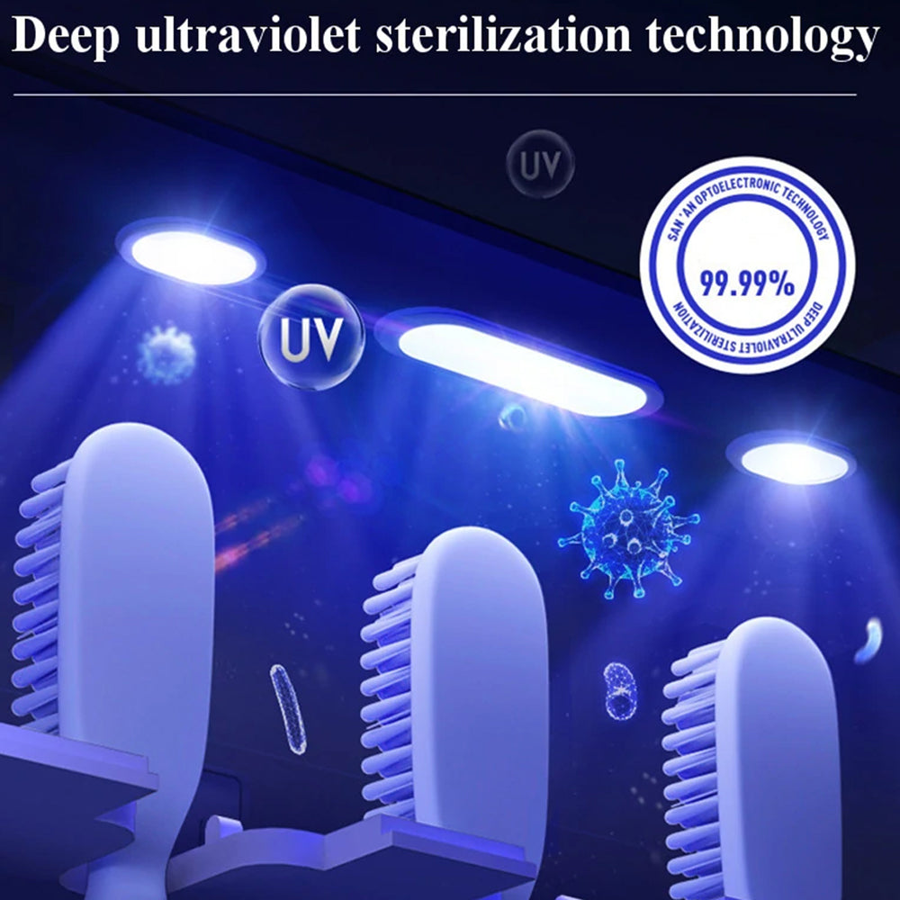 Light Charging Smart UV Toothbrush Sterilizer Bathroom Kit_6