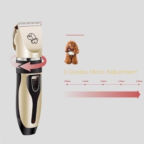 Pet Clippers Professional Electric Pet Hair Shaver- USB Rechargeable_2