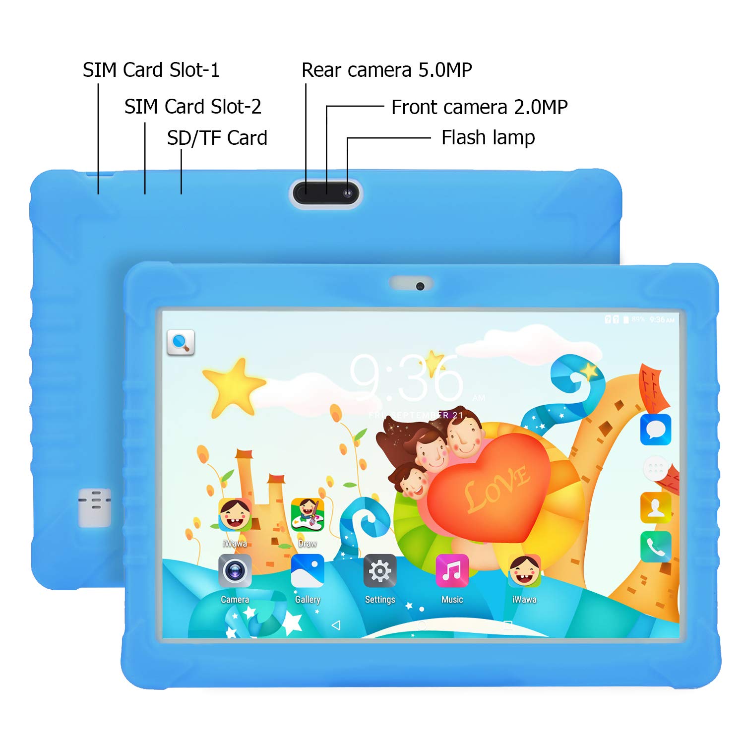 10.1" Android 10.0 Quadcore Kids Smart Tablet- USB Rechargeable_5