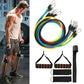 11 Pcs Fitness Exercising Pulling Rope Latex Resistance Bands_4